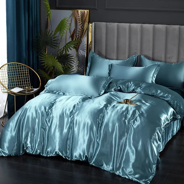 Literie en Satin de Luxe | Douceur et Élégance pour Votre Chambre