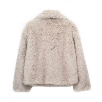 Veste en Fausse Fourrure Écologique | Élégance et Chaleur Luxueuse