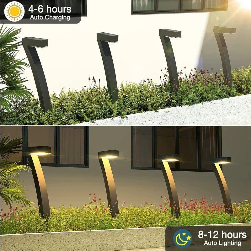 Lampes Solaires à LED pour Jardin | Éclairage Automatique et Résistant aux Intempéries