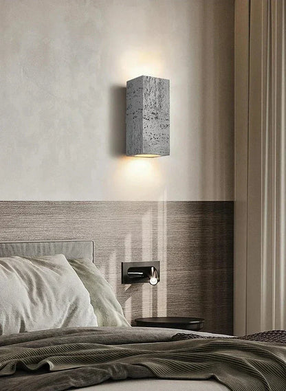 Lampe Murale en Ciment | Design Rustique et Énergétiquement Efficace