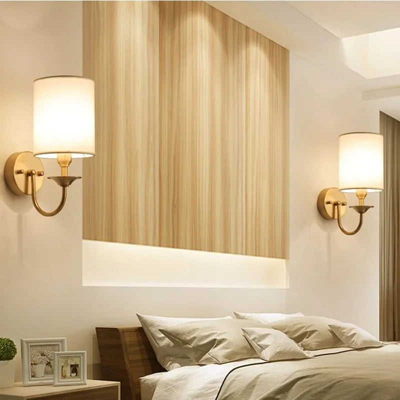 Lampe Murale Vintage Dorée | Éclairage Chaleureux et Élégant