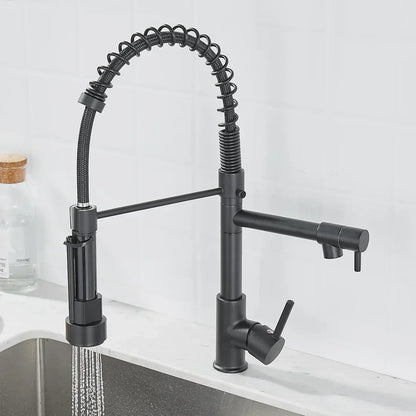 Robinet à Double Sortie pour Cuisine | Design Élégant et Installation Facile