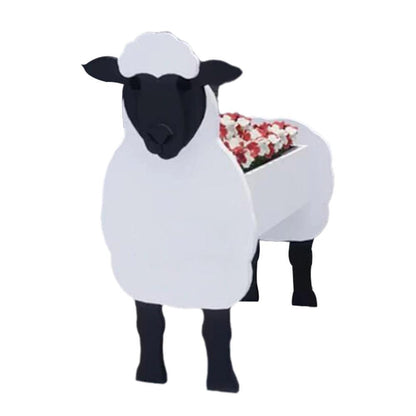 Pot de Fleurs Animal de Ferme | PVC Durable et Résistant aux Intempéries