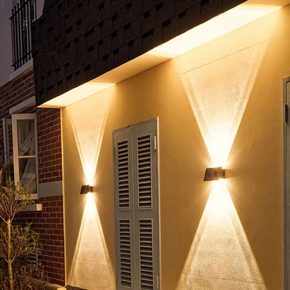 Lampe Murale Solaire Moderne | Éclairage Chic et Résistant aux Intempéries