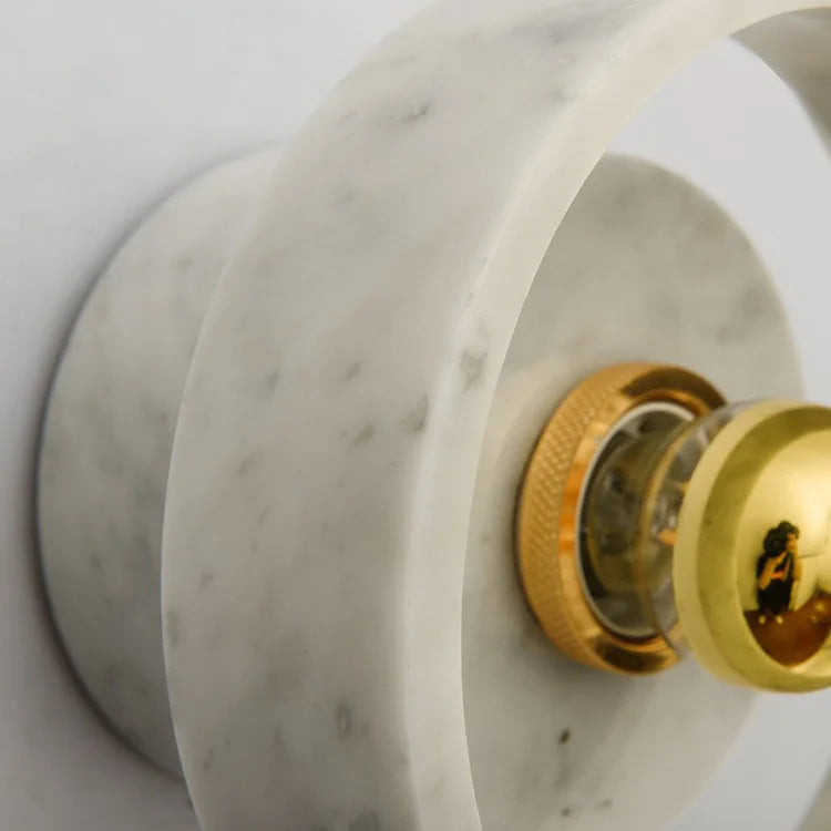 Lampe Murale Wabi-Sabi en Marbre | Élégance Naturelle et Économie d'Énergie