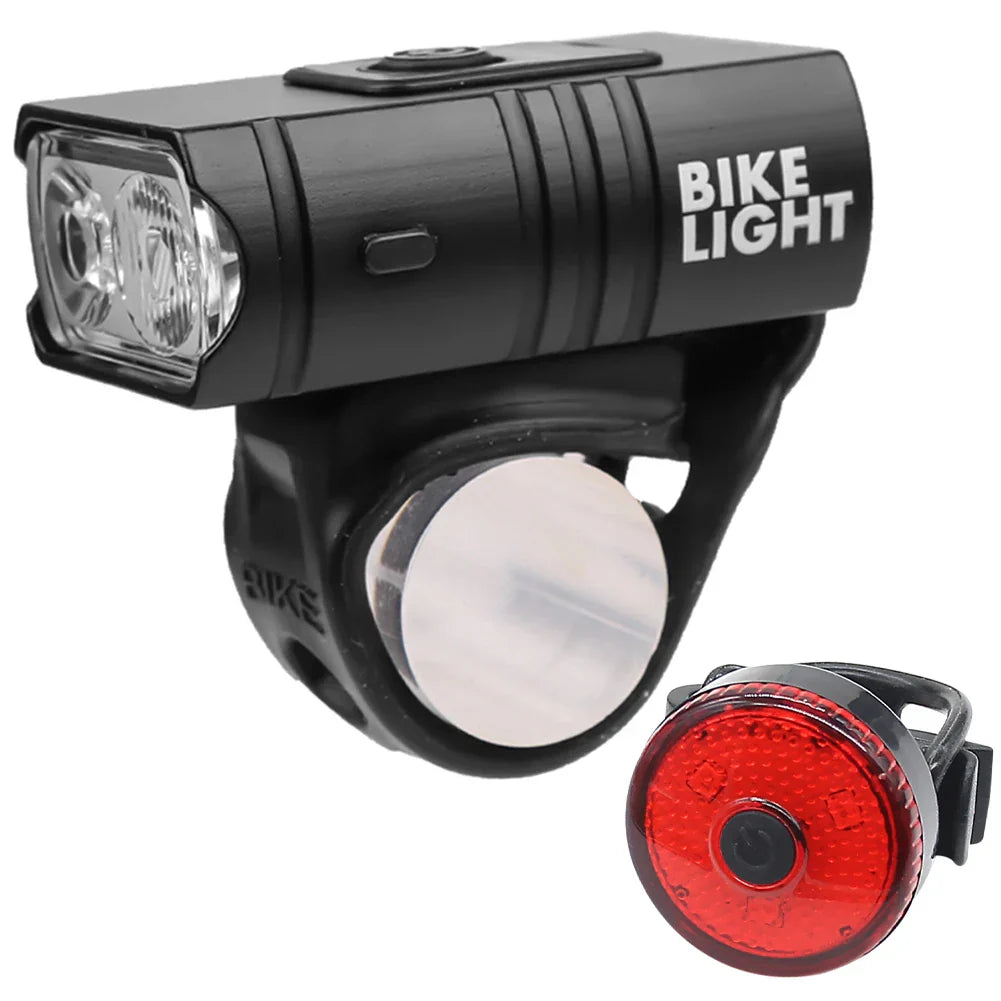 Lumières de Vélo LED Rechargeables | Phare Étanche avec Modes Multiples