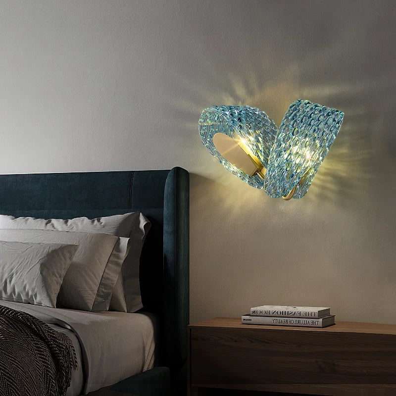Lampe Murale en Verre Design | Éclairage Artistique et Économe en Énergie