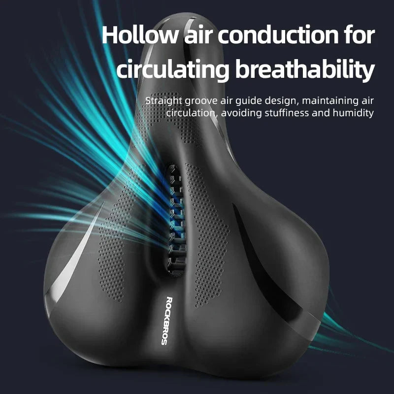 Selle de Vélo Ergonomique | Confort et Absorption des Chocs