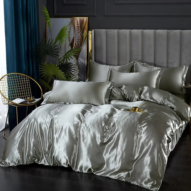 Literie en Satin de Luxe | Douceur et Élégance pour Votre Chambre