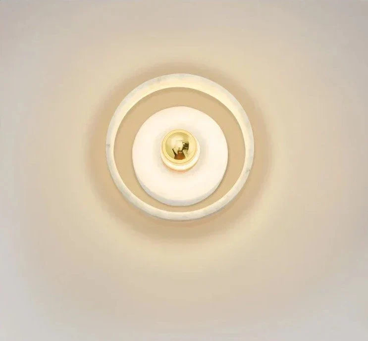 Lampe Murale Wabi-Sabi en Marbre | Élégance Naturelle et Économie d'Énergie