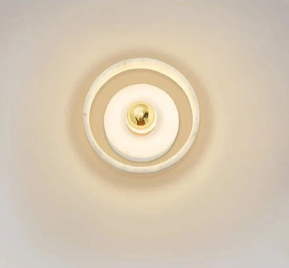 Lampe Murale Wabi-Sabi en Marbre | Élégance Naturelle et Économie d'Énergie