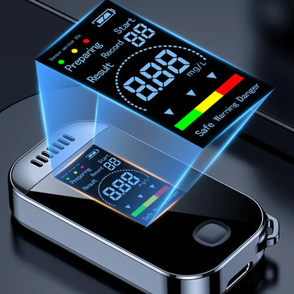 Testeur d'Alcool Numérique Compact | Mesures Précises et Écran LCD
