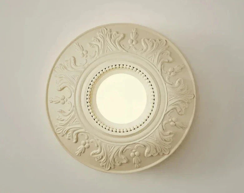Lampe Vintage Ronde Blanche | Éclairage Rétro pour Intérieurs Sophistiqués