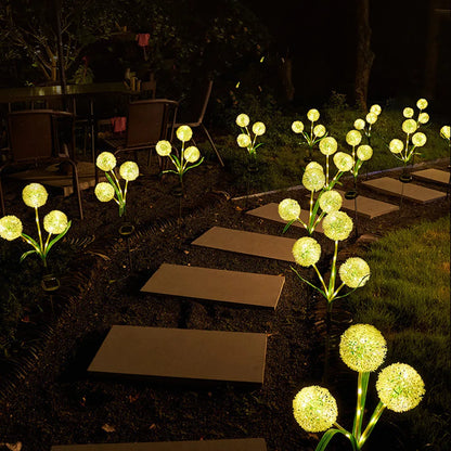 Lumières Solaire de Jardin | Éclairage Décoratif en Pissenlit