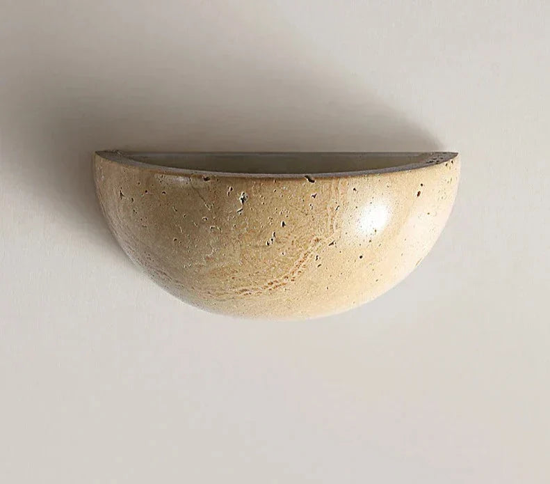 Lampe Murale en Pierre Naturelle | Ambiance Apaisante et Élégante