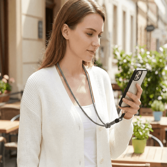 PRATIQUE ET SÉCURISÉ – Lanière anti-perte pour téléphones portables et haut-parleurs
