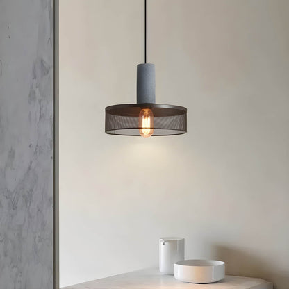 Lampe Suspendue Industrielle en Béton | Design Unique et Éclairage LED Efficace