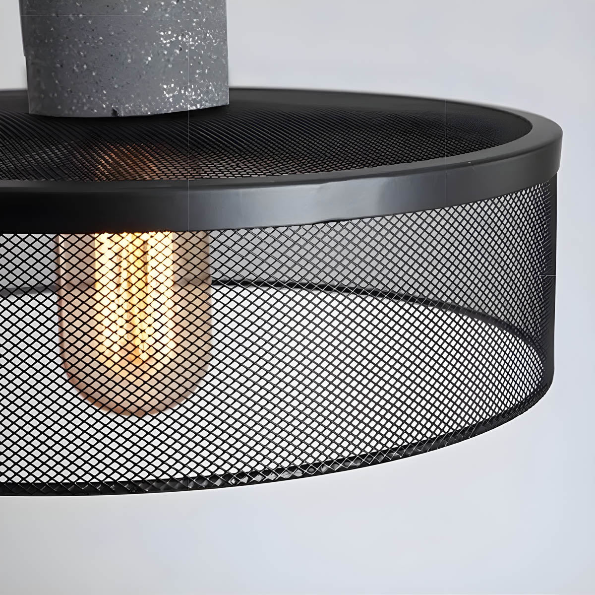 Lampe Suspendue Industrielle en Béton | Design Unique et Éclairage LED Efficace