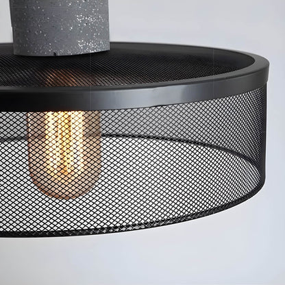Lampe Suspendue Industrielle en Béton | Design Unique et Éclairage LED Efficace