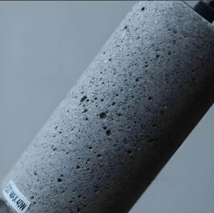 Lampe Suspendue Industrielle en Béton | Design Unique et Éclairage LED Efficace