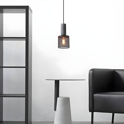 Lampe Suspendue Industrielle en Béton | Design Unique et Éclairage LED Efficace