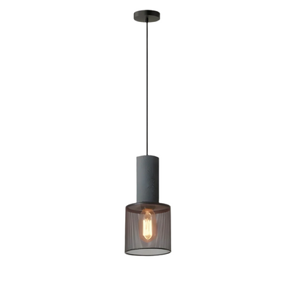 Lampe Suspendue Industrielle en Béton | Design Unique et Éclairage LED Efficace