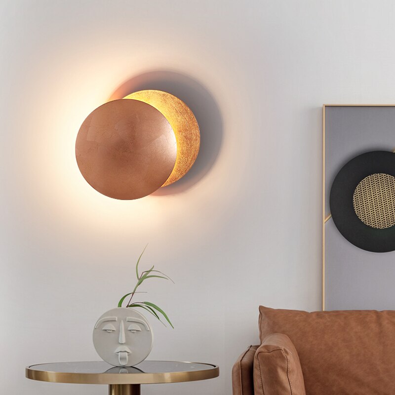 Applique Murale Éclipse Solaire | Effet Lumineux et Design Unique