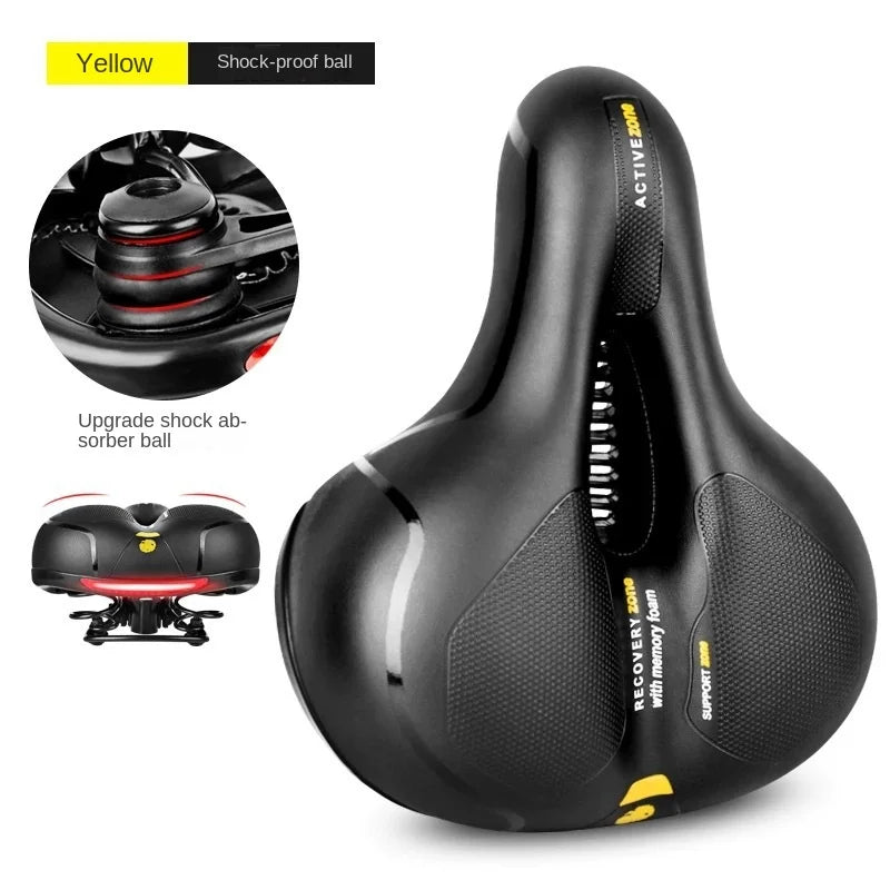Selle de Vélo Confortable et Respirante | Amortissement Idéal pour Longues Distances