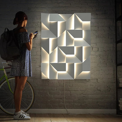 Lampe Murale 3D Économique | Éclairage Élégant et Durable