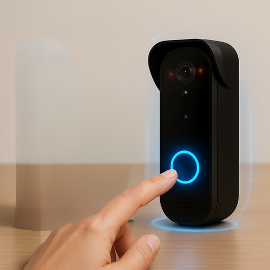 Caméra de Sonnette Vidéo Sans Fil | Vision Nocturne et Alertes Instantanées