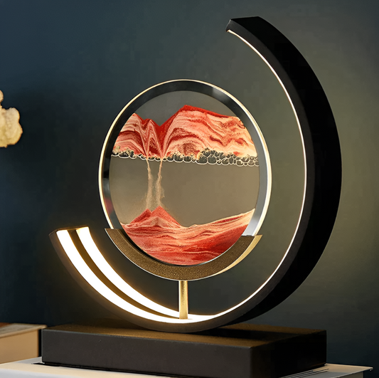 Lampe à Sable Dimmable Télécommandée | Éclairage Ambiance Apaisant et Unique