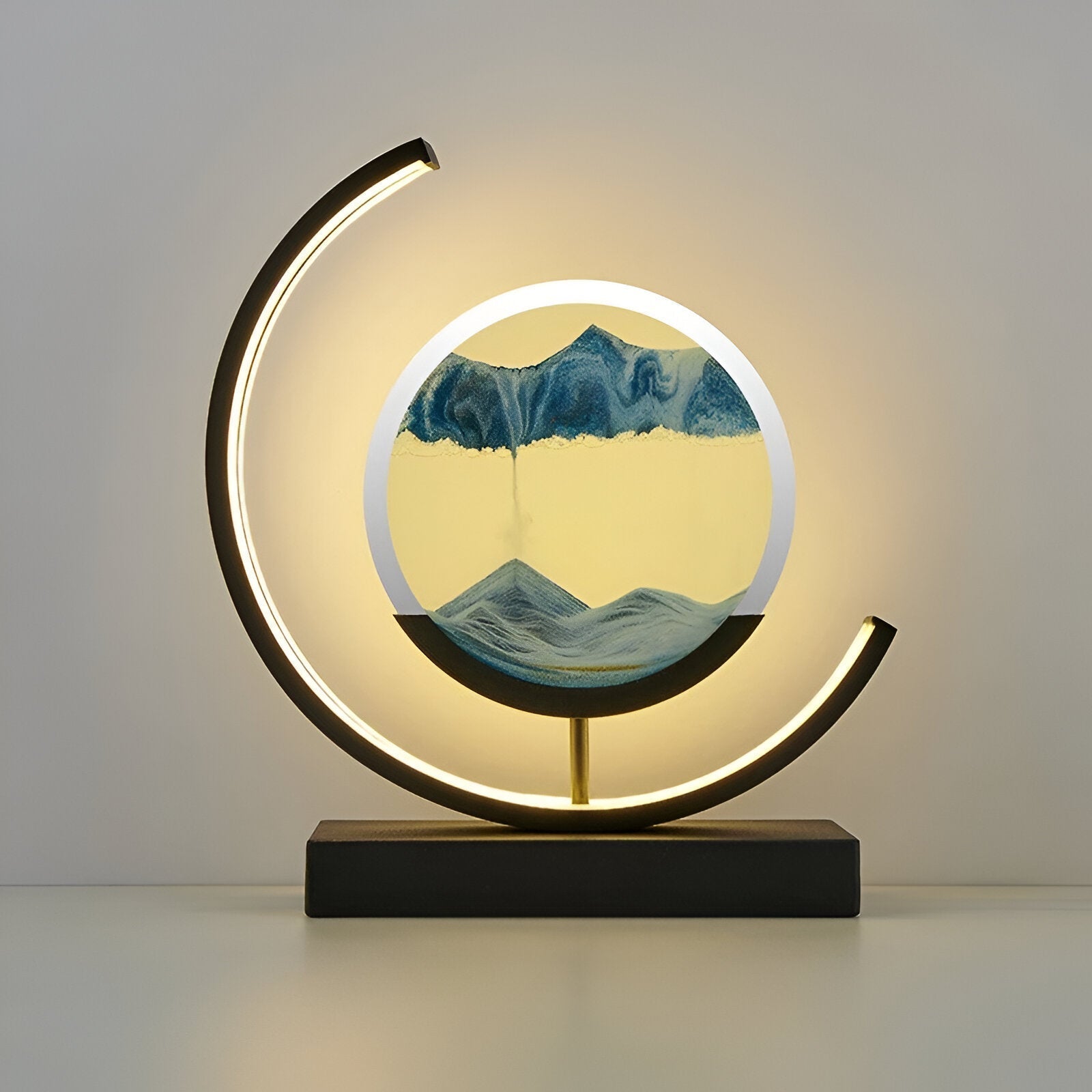 Lampe à Sable Dimmable Télécommandée | Éclairage Ambiance Apaisant et Unique
