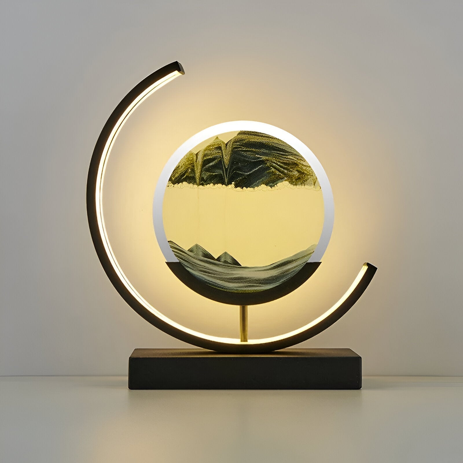 Lampe à Sable Dimmable Télécommandée | Éclairage Ambiance Apaisant et Unique