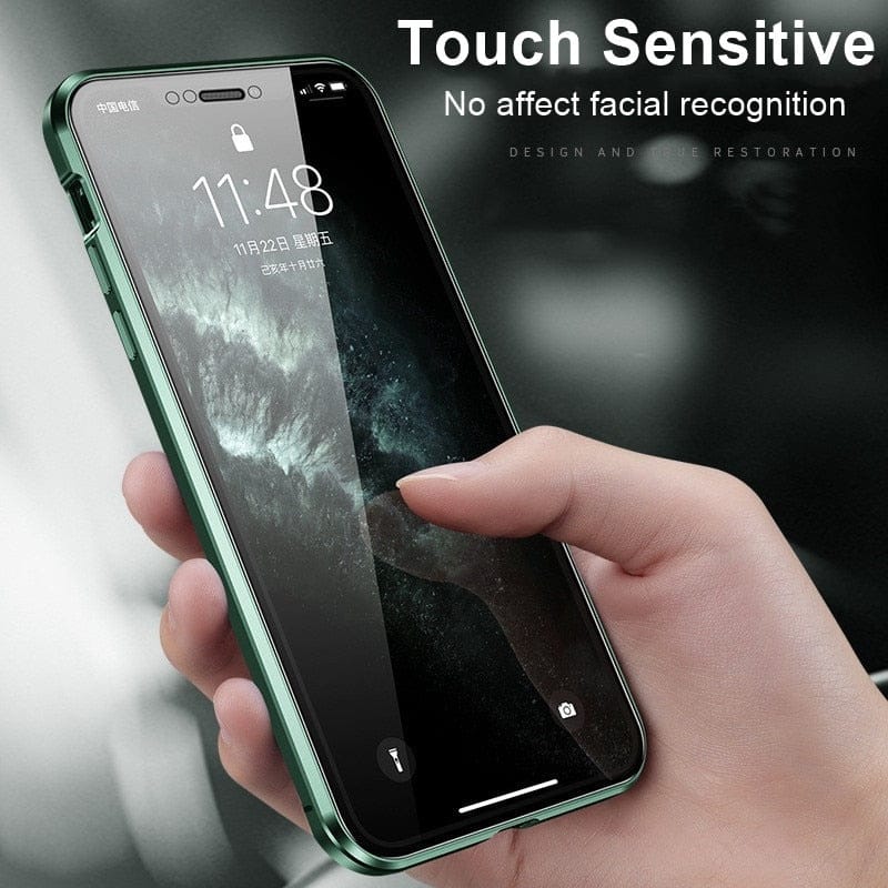 Coque de Protection iPhone Métal | Protection Avancée des Lentilles et Antichoc