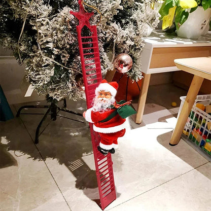Père Noël Électrique Musical | Décoration Festive pour Sapin de Noël