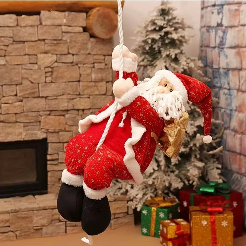 Décoration de Noël Père Noël Cartoon | Design Amusant et Polyvalent