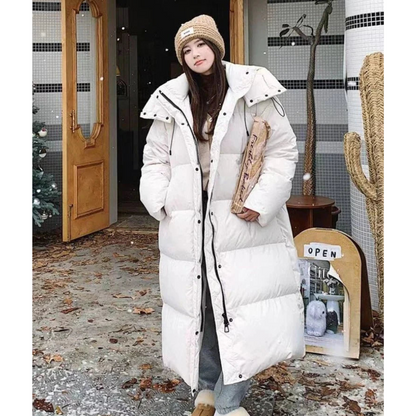 Veste Matelassée Longue à Capuche | Confortable et Stylée pour Hiver
