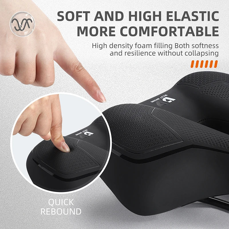 Selle de Vélo Confortable Antichoc | Design Ergonomique et Antidérapant