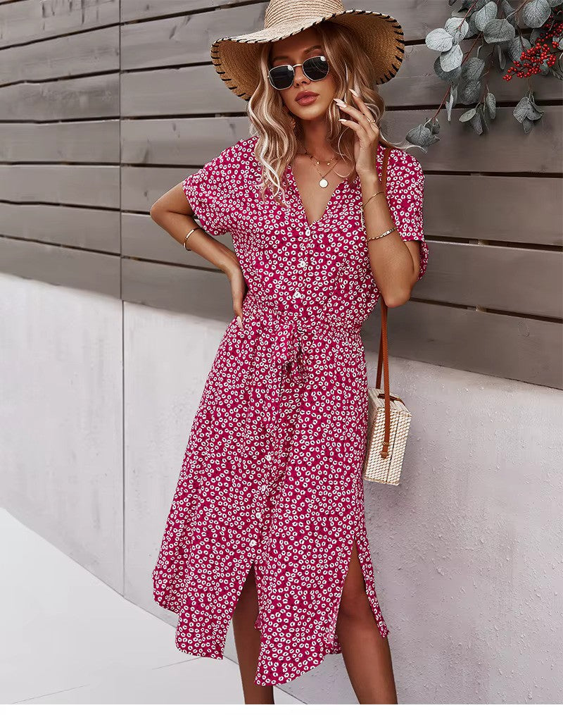 Robe Maxi Boho Femme | Imprimé Floral et Confort Aérien