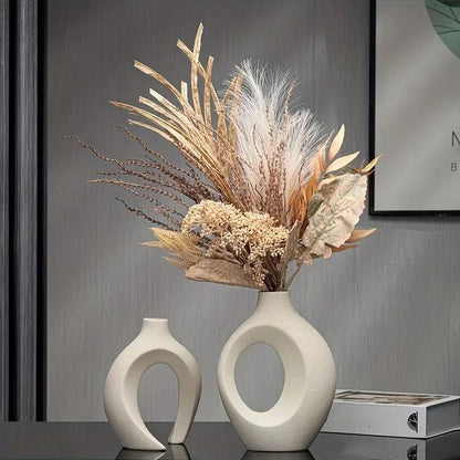 Vases en Céramique Moderne | Ensemble Élégant pour Décoration Intérieure