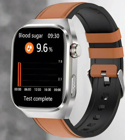 Montre Connectée Santé avec Suivi ECG | Écran AMOLED 2,04 Pouces Étanche