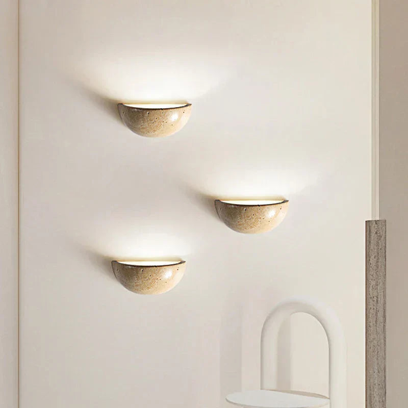 Lampe Murale en Pierre Naturelle | Ambiance Apaisante et Élégante