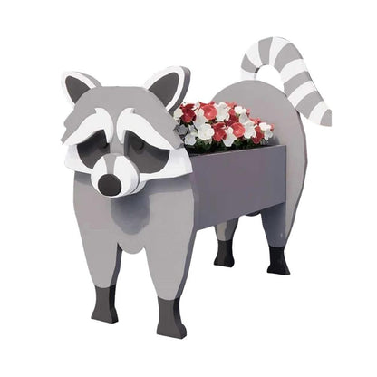 Pot de Fleurs Animal de Ferme | PVC Durable et Résistant aux Intempéries