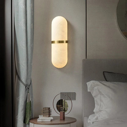 Applique Murale en Marbre Minimaliste | Élégance Scandinave et Efficacité Énergétique