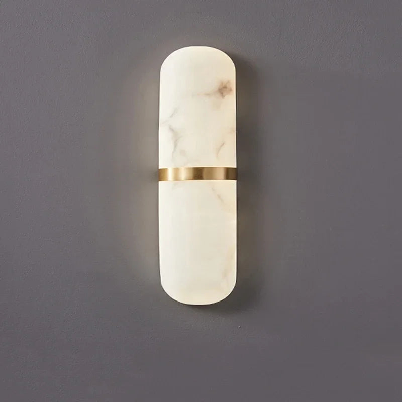 Applique Murale en Marbre Minimaliste | Élégance Scandinave et Efficacité Énergétique