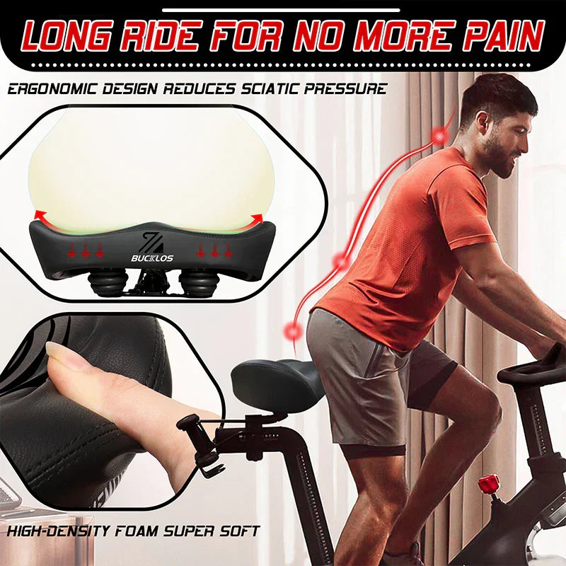 Selle de Vélo Confortable | Design Étanche et Absorption des Chocs