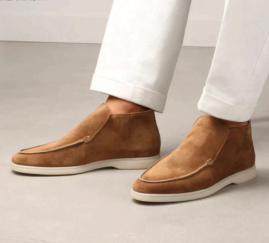Mocassins en Suède Vegan pour Hommes | Élégance Intemporelle et Confort Optimal