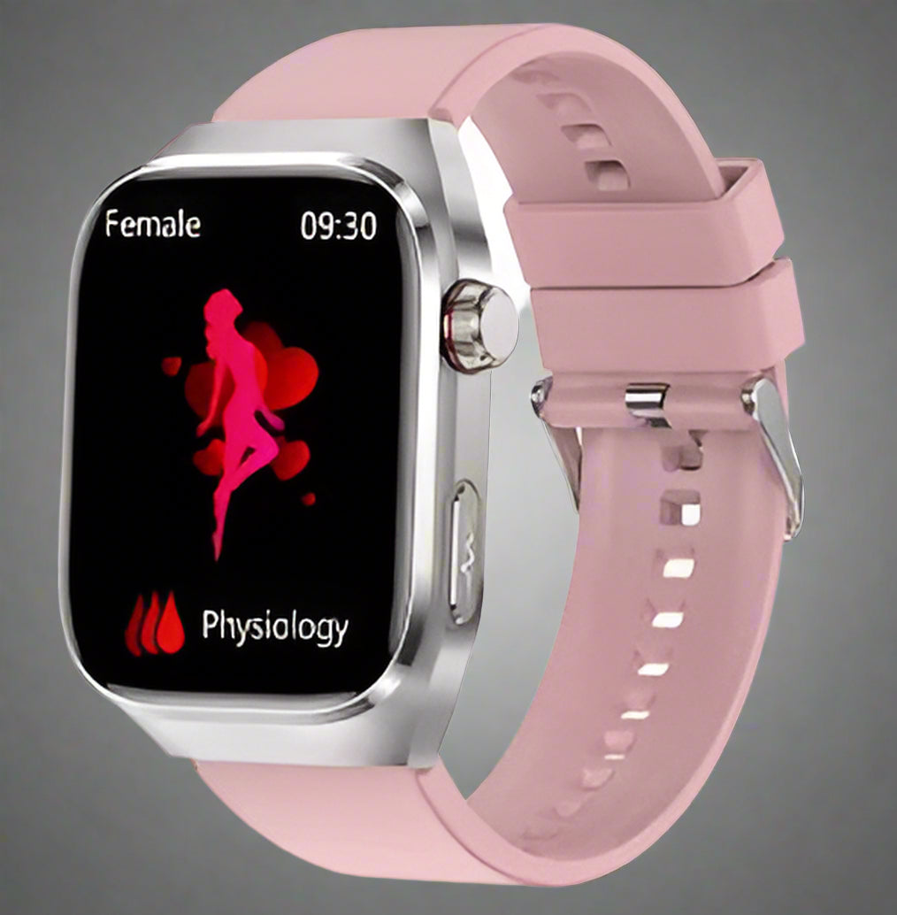 Montre Connectée Santé avec Suivi ECG | Écran AMOLED 2,04 Pouces Étanche
