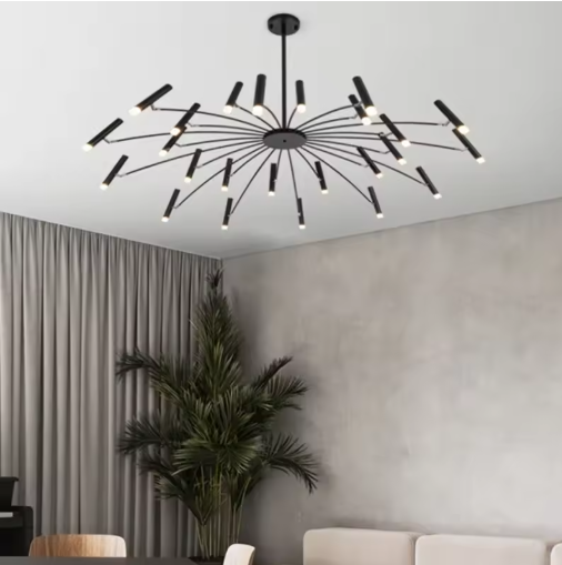 Lustre LED Moderne avec Têtes Réglables | Élégance et Efficacité Énergétique