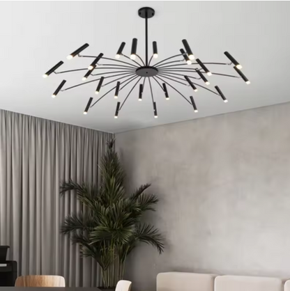 Lustre LED Moderne avec Têtes Réglables | Élégance et Efficacité Énergétique